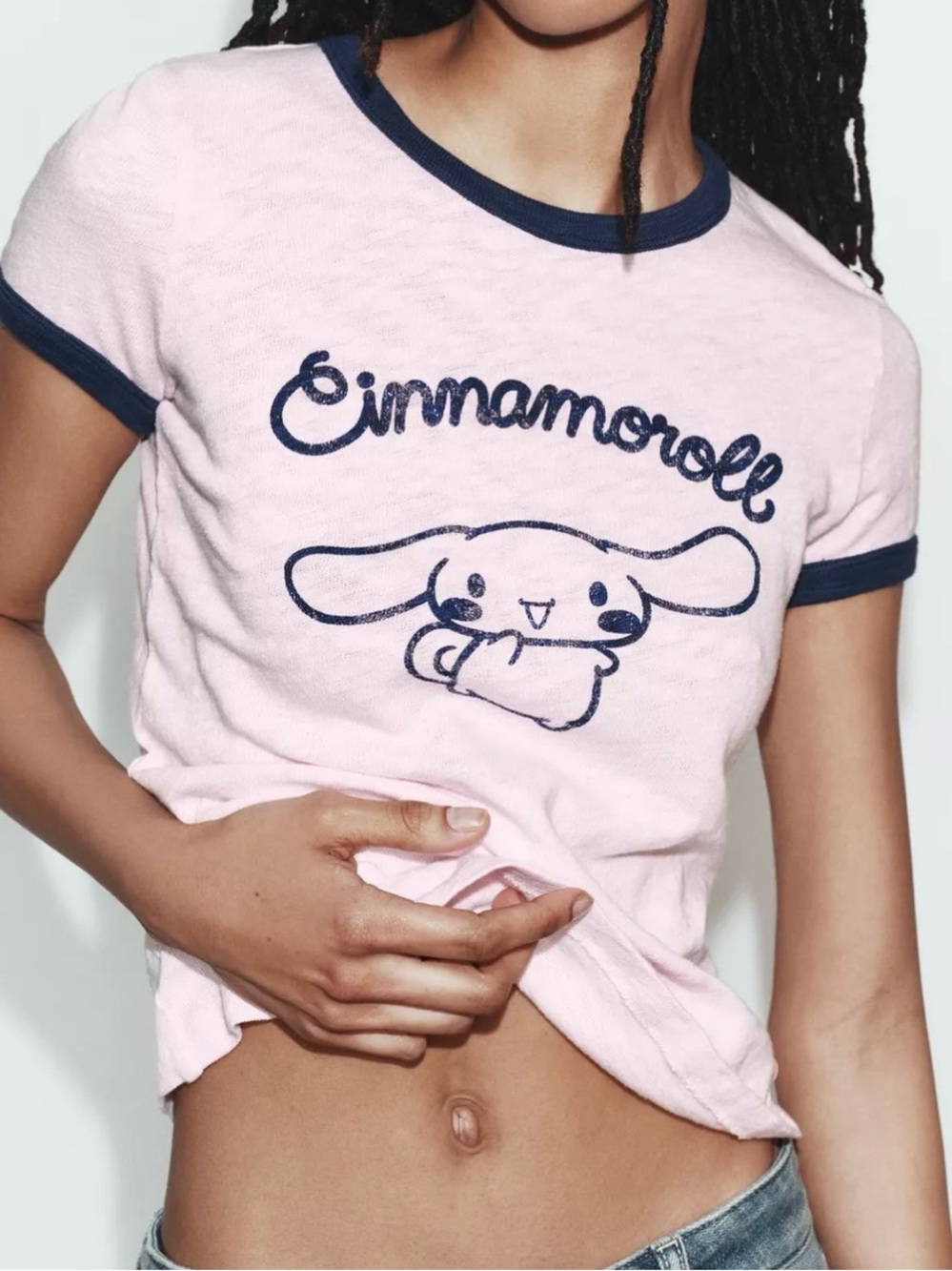 NWT ZARA CINNAMOROLLO FLAME T-SHIRT
